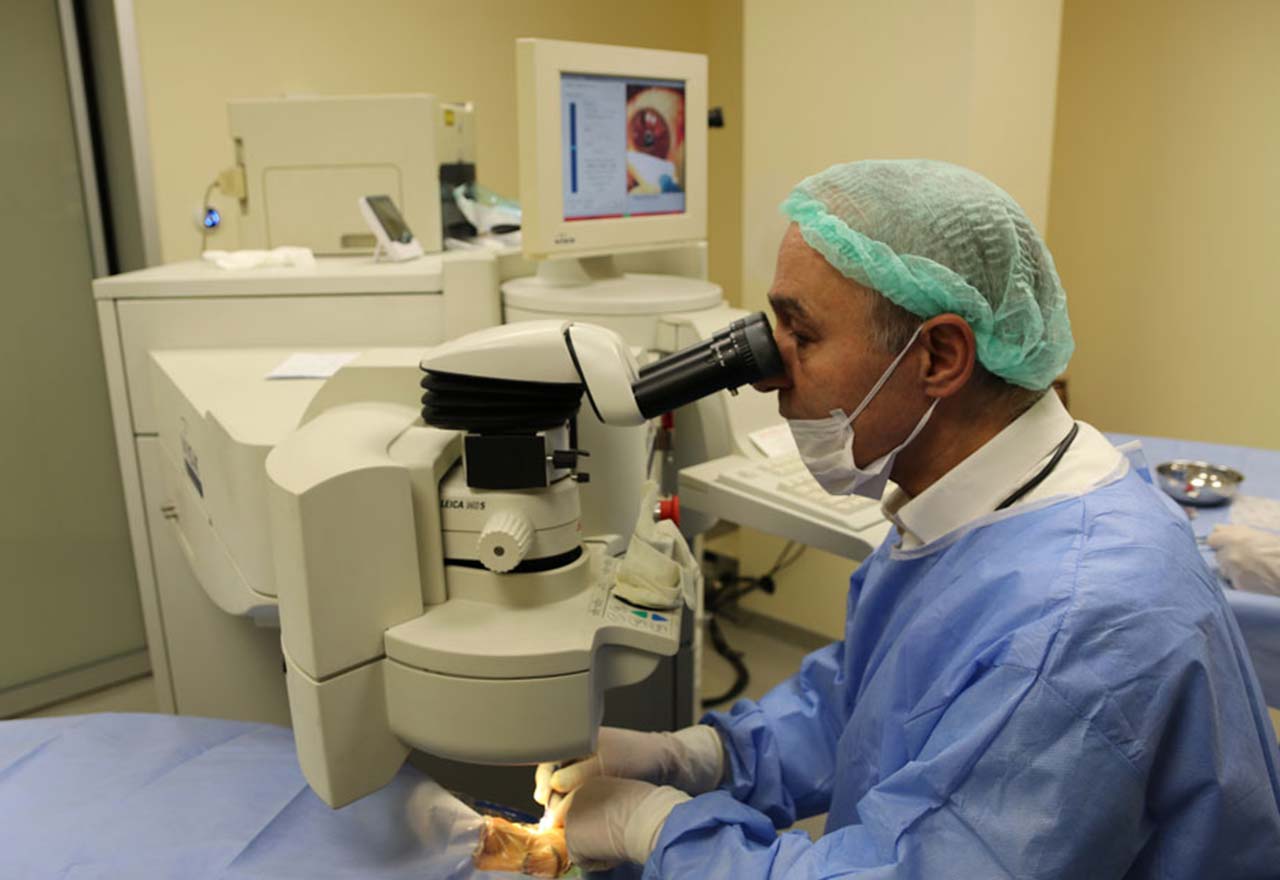 Opération des yeux jour 2