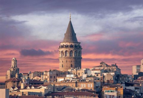 Le quartier de Beyoğlu Galata Turquie
